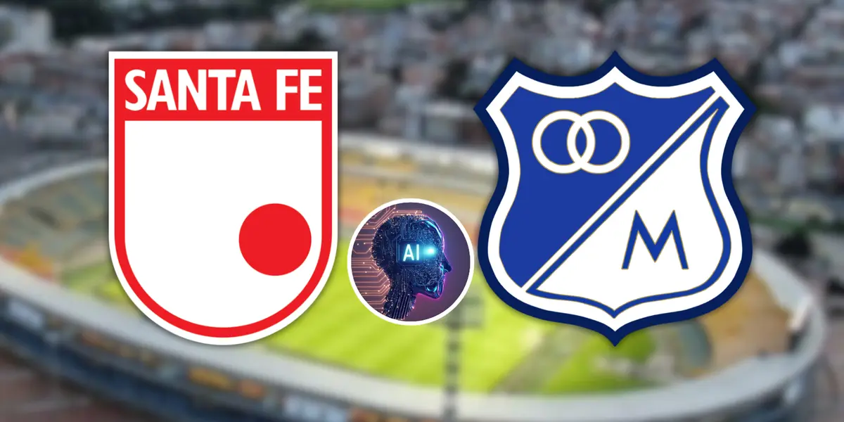 Mira el posíble marcador para el duelo entre Santa Fe y Millonarios en El Campín Foto: Escudoteca, Pexels