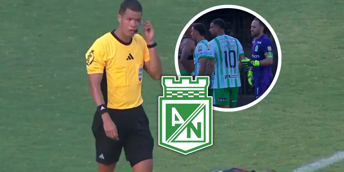 Mira la decisión que tomó el cuadro verdolaga hace instantes Foto: Captura de Win Sports y Escudoteca