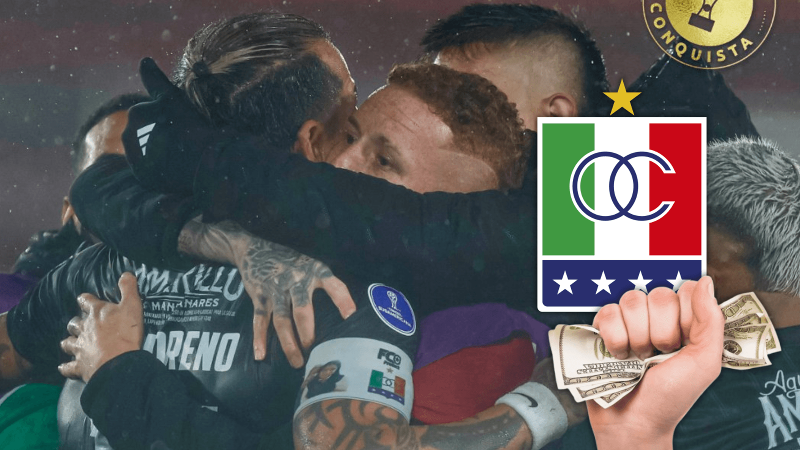 Mira la millonada que acumuló el blanco blanco en la sudamericana Foto: Pexels, Escudoteca y Conmebol