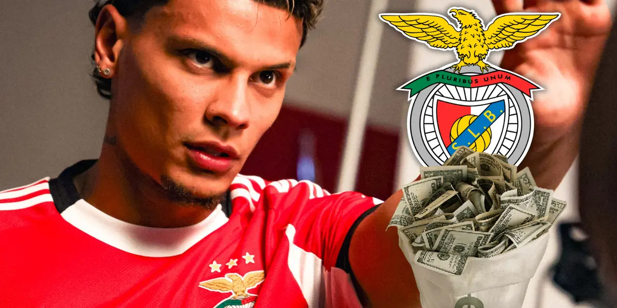 Mira la novedad de Richard Ríos en el fútbol de Portugal con su historica compra Foto: Pexels, Escudoteca y Benfica