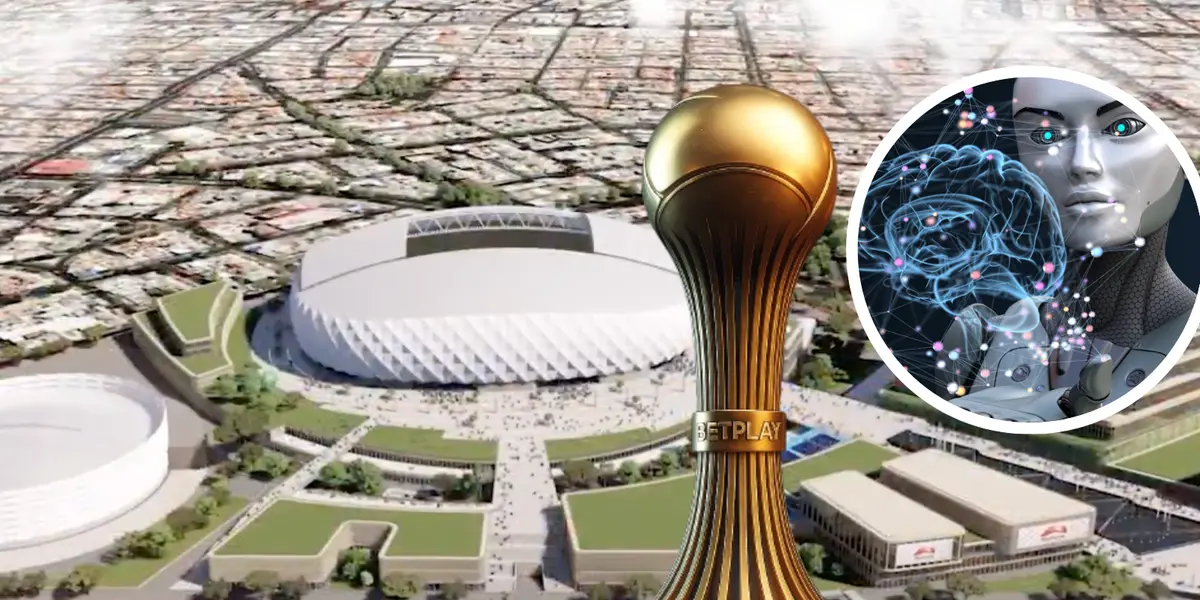 Mira la predicción de la Inteligencia Artificial sobre los futuros campeones en el nuevo Campín Foto: SENCIA, Creada con Chat GPT