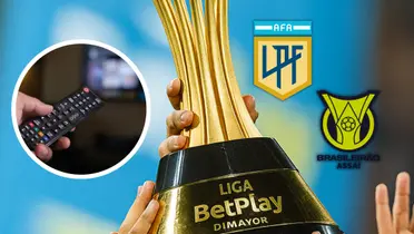 Mira las abismales diferencias entre el fútbol colombiano y el brasileño por derechos de TV Foto: Escudoteca, Creada con Chat GPT y Pexels