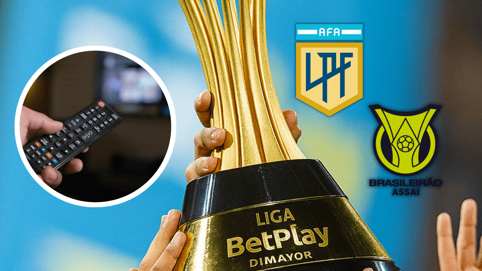 Mira las abismales diferencias entre el fútbol colombiano y el brasileño por derechos de TV Foto: Escudoteca, Creada con Chat GPT y Pexels