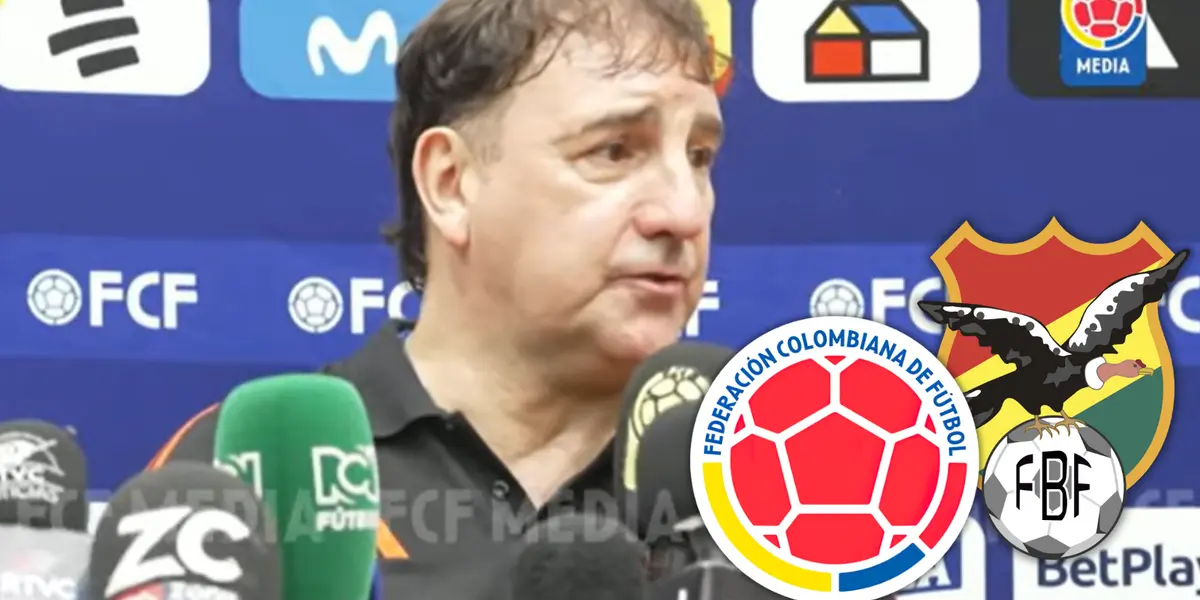 Mira lo que dijo el DT de la Selección Colombia en rueda de prensa Foto: Escudoteca y Captura YouTube de FCF