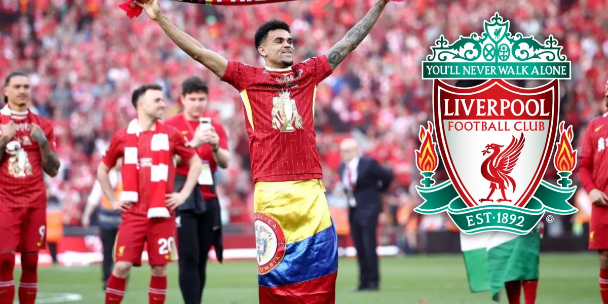 Mira lo que dijo esta leyenda del Liverpool sobre Luis Díaz en su ausencia Foto: Escudoteca y LFC