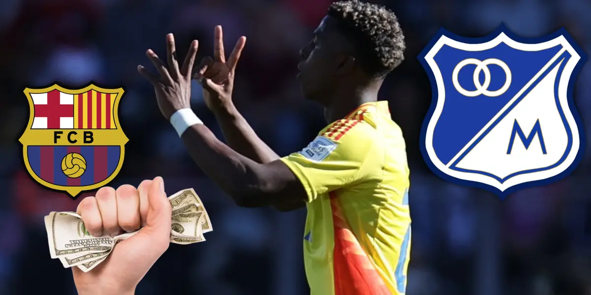 Mira lo que le podría llegar a Millonarios por una venta de Neyser Villarreal Foto: FCF, Pexels y Escudoteca