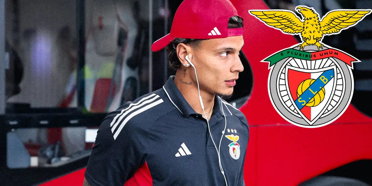 Mira lo que pasó con la nueva estrella del Benfica y la polémica en las últimas horas Foto: SL Benfica y Escudoteca