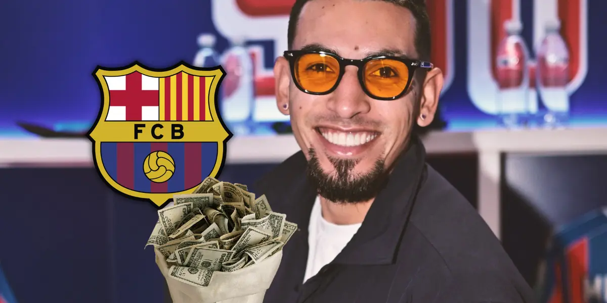 Mira lo que podría ganar Daniel Muñoz en el FC Barcelona si es fichado Foto: Escudoreca, Crystal Palace y Pexels