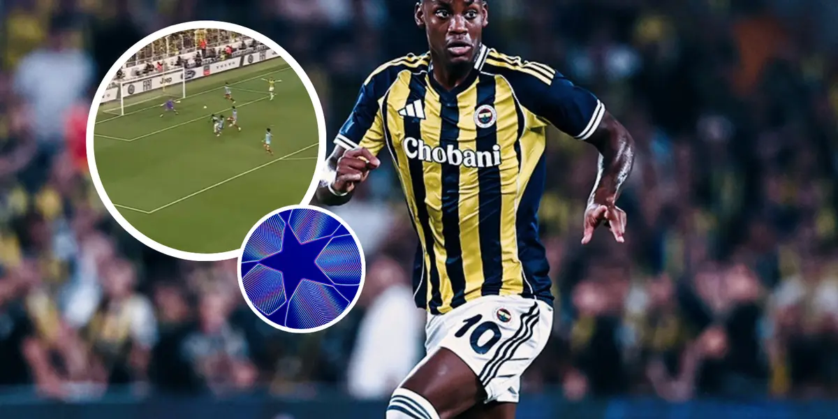 Mira los detalles de la confesión que hizo el colomnbiano tras ser figura en Turquía Foto: Captura de X y Fenerbahce