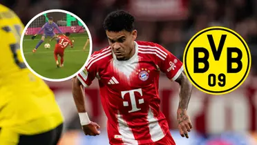 Mira los detalles de la nueva presentación de Luis Díaz hoy en Alemania Foto: Escudoteca, FC Bayern y Captura de ESPN