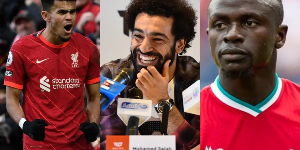 Mohamed Salah compareció ante los medios en Inglaterra y dejó un comentario sobre Luis Díaz que no se le recuerda haberlo dicho de Sadio Mané.