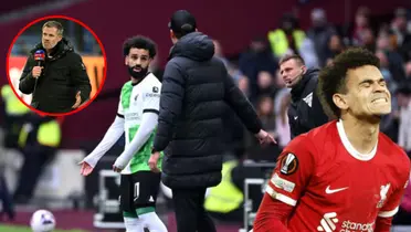 Mohamed Salah discutiendo con Klopp- Fotos: CNN, Besoccer, W Radio