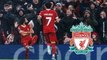 Mohamed Salah y Luis Díaz en Liverpool- Fotos; Pinterest y RCN