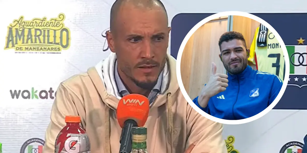 Montero y González vivieron un incidente con un policía y podrían enfrentar sanciones. Foto: MFC y captura de Dimayor