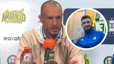 Montero y González vivieron un incidente con un policía y podrían enfrentar sanciones. Foto: MFC y captura de Dimayor