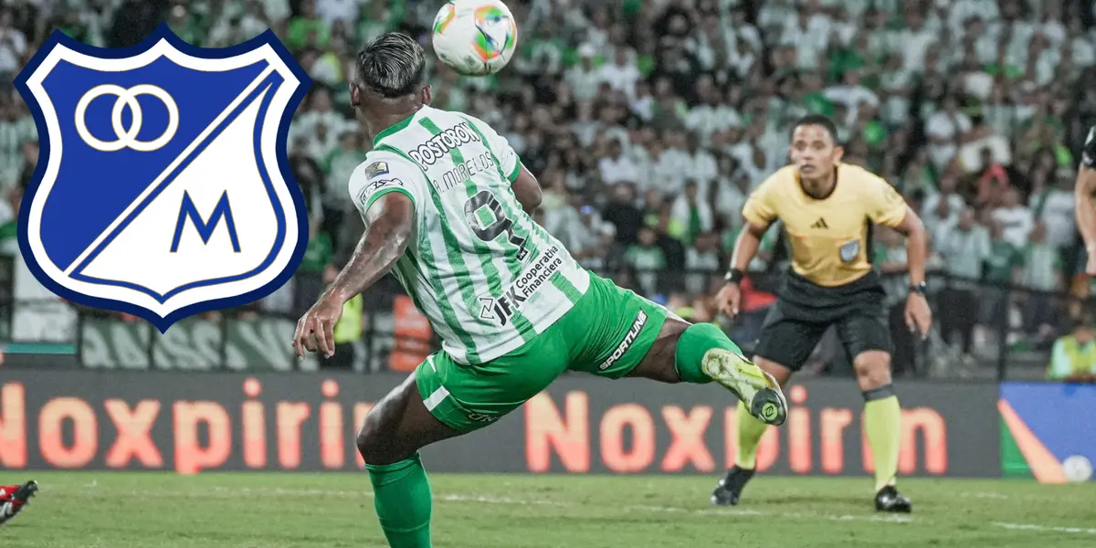 Morelos lanzó un dardo a Millonarios que no gustó nada: “No le hacen un gol ni al arcoíris Foto: Nacionaloficial y Escudoteca