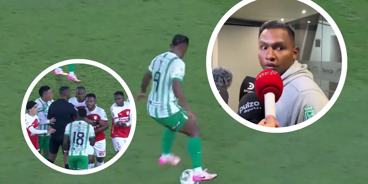 ¡Morelos no se calla! Su picante respuesta a la polémica jugada en El Campín. Foto: Captura de X y Win Sports