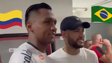 Morelos tuvo un encuentro con Neymar. Foto de Morelos tomada de Daily Record.