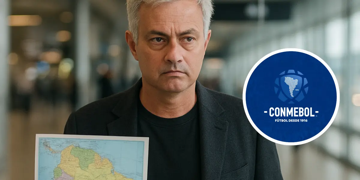 ¿Mourinho puede llegar a Sudamerica? Hicimos las cuentas y mira lo que cuesta Foto: Creada con Chat GPT y CONMEBOL