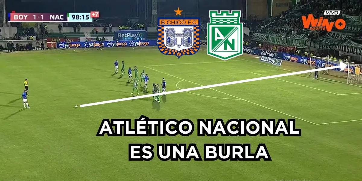 Nacional está en terapia intensiva. Foto tomada de captura de pantalla Win Sports.