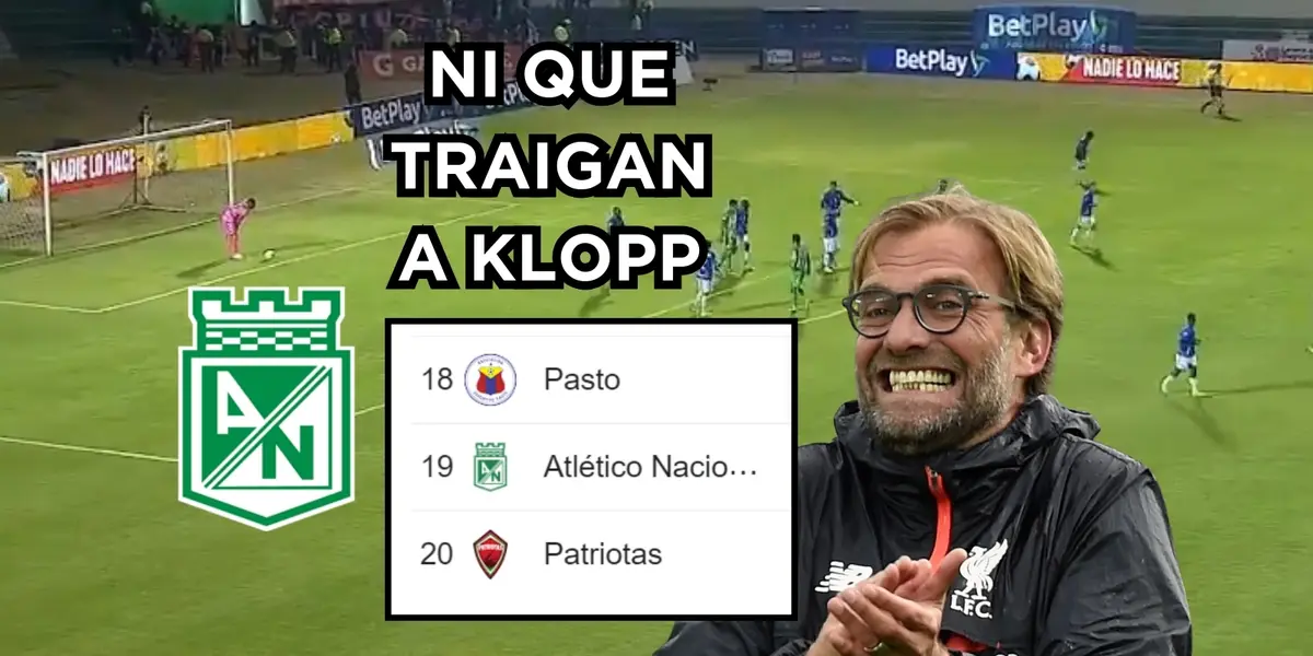 Nacional está en terapia intensiva. Foto tomada de captura de pantalla Win Sports y The Guardian