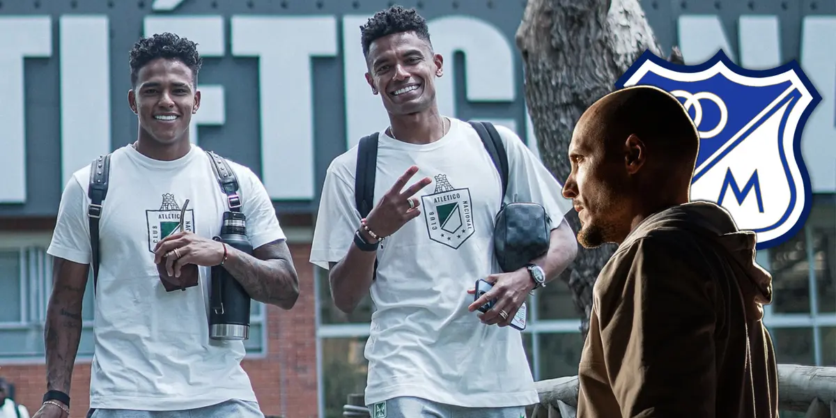 Nacional pierde a una ficha clave y en Millonarios celebran de cara al próximo duelo  Foto: Nacionaloficial, Escudoteca y MFC