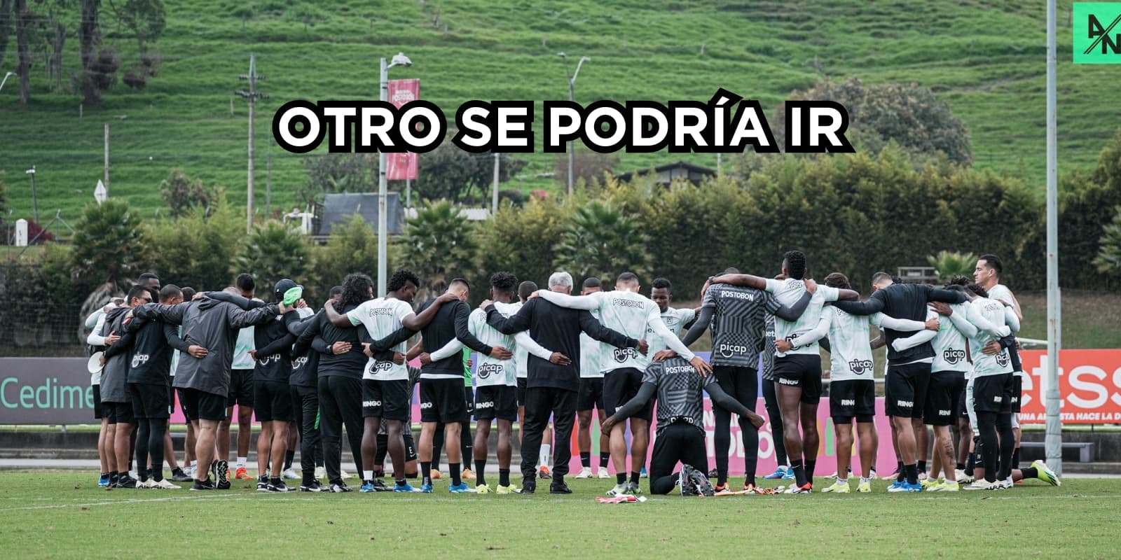 Nacional podría sumar otra baja. Foto tomada de Twitter Atlético Nacional.