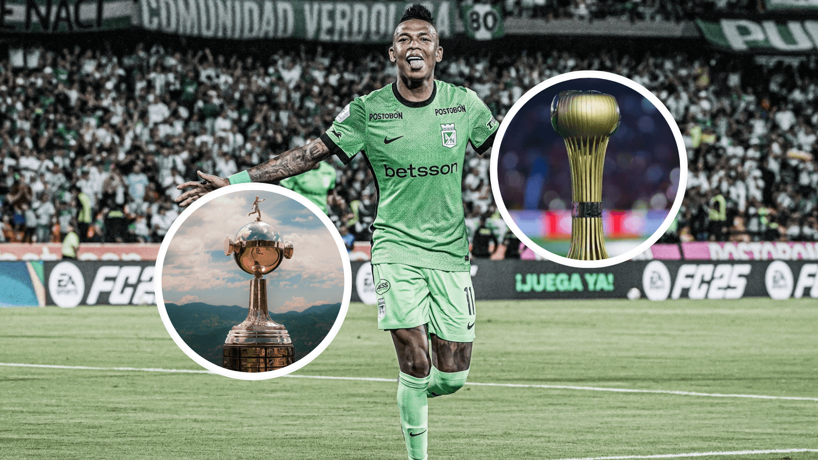Nacional se prepara para una semana sumamente competida Foto: CONMEBOL, Win Sports y Nacionaloficial
