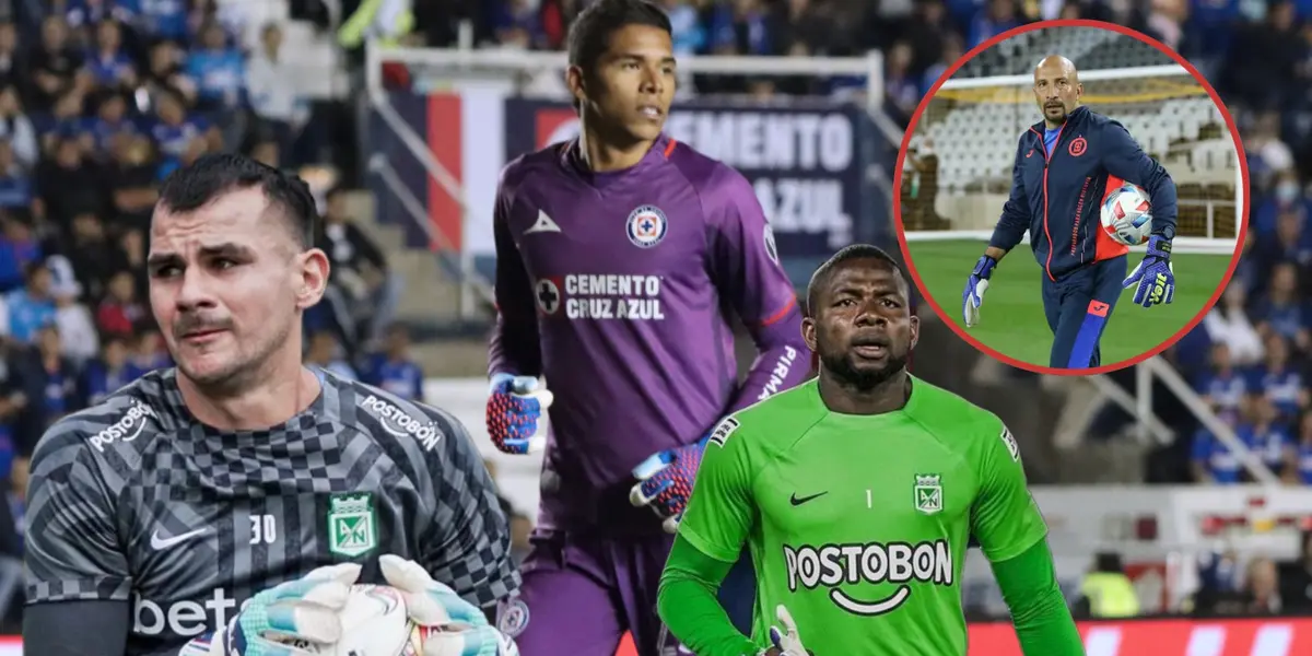 Nacional tiene arqueros troncos y así se rindieron ante Kevin Mier en Cruz Azul