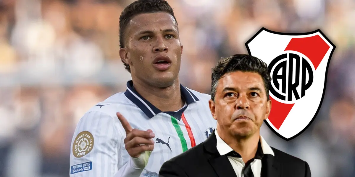 Nelson Deossa es pretendido por River Plate y mira su salario Foto: CARP y Rayados