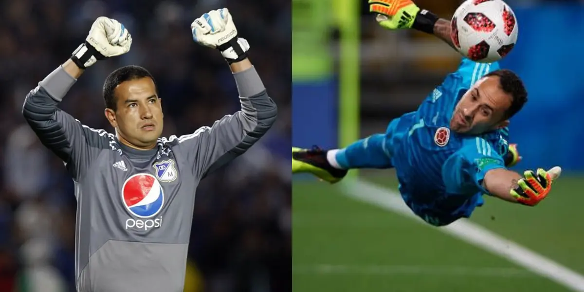 Nelson Ramos en las redes sociales enseñó algo que no se le ha visto hacer al portero David Ospina.