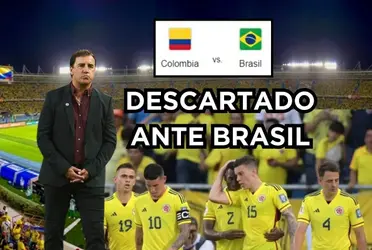 Néstor Lorenzo descartaría a un ídolo de la Selección Colombia.