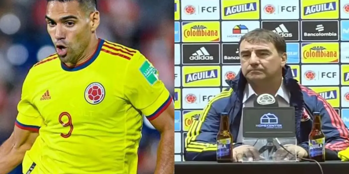 Néstor Lorenzo dio sus primeras palabras como entrenador de la Selección Colombia y le preguntaron por Radamel Falcao. 
