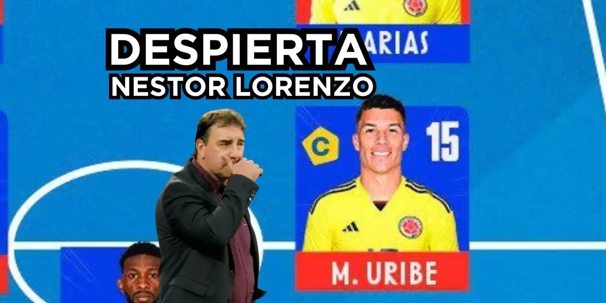 Néstor Lorenzo es criticado por insistir con Mateus Uribe a quien los hinchas tildan de tronco, el DT borró a un crack que la rompe.