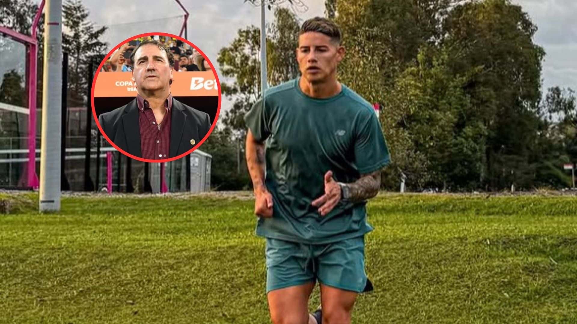 Néstor Lorenzo habló sobre el presente de James Rodríguez y sus pocos minutos en cancha