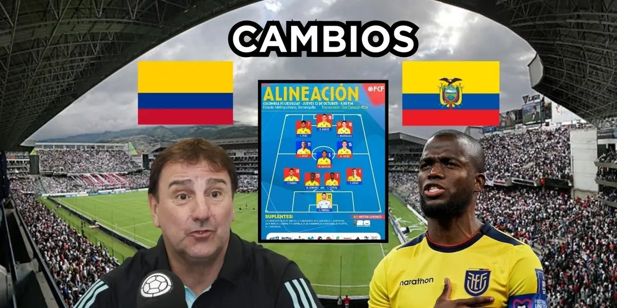 Néstor Lorenzo haría cambios sustanciales en la Selección Colombia para evitar una derrota contra Ecuador.