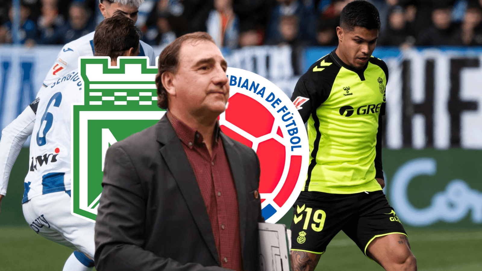 Néstor Lorenzo y Juan Camilo Hernández Foto: FCF, Escudoteca y Real Betis