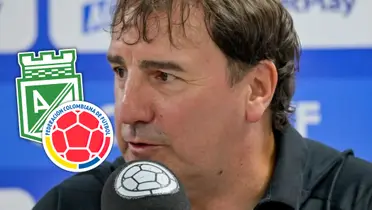 Néstor Lorenzo y la decisión que debe tomar con este jugador en la Selección Colombia Foto: FCF y Escudoteca