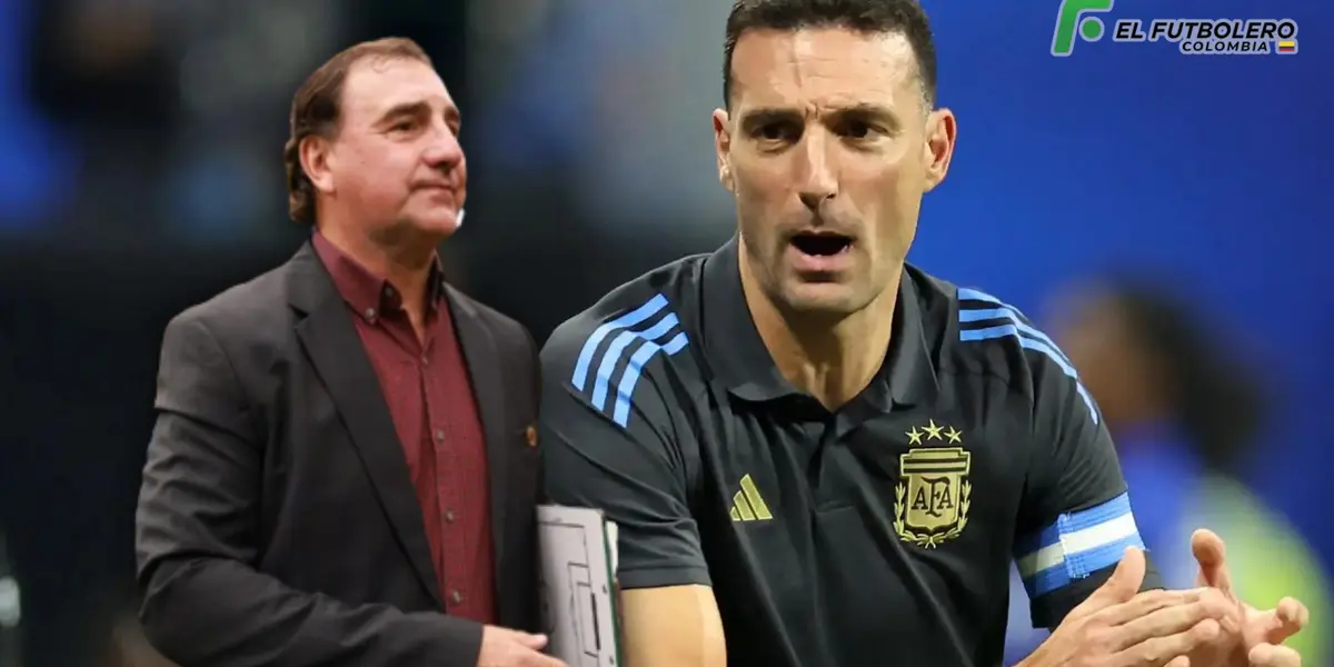 Néstor Lorenzo y Lionel Scaloni Foto: AFP y Goal