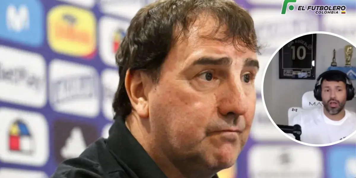 Néstor Lorenzo y Sergio Aguero Foto: Blu Radio y Captura de X