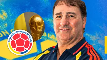 Néstor Lorenzo y su claro mensaje de esperanza a la Selección Colombia previo a la Copa del Mundo Foto: FCF, Escudoteca y Chat GPT