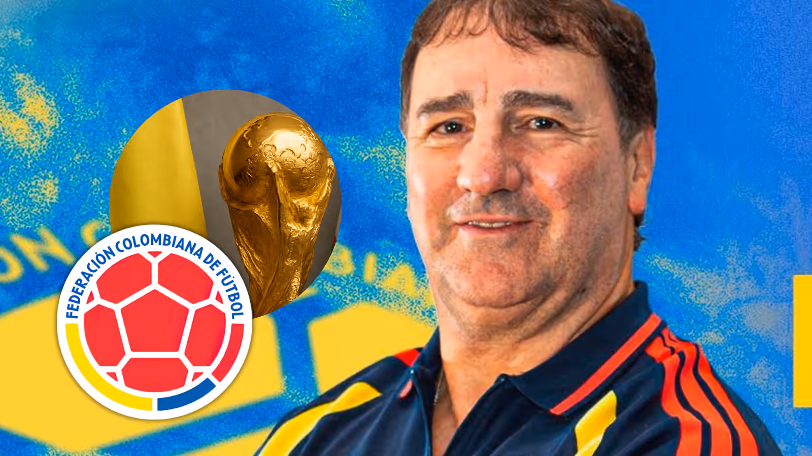 Néstor Lorenzo y su claro mensaje de esperanza a la Selección Colombia previo a la Copa del Mundo Foto: FCF, Escudoteca y Chat GPT