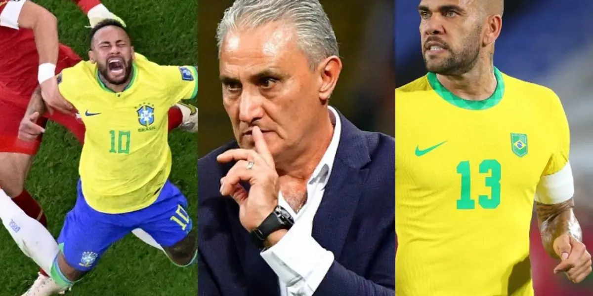 Neymar está lesionado del tobillo y se perderá algunos juegos del Mundial de Qatar 2022.