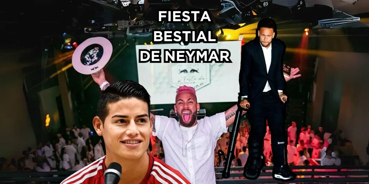 Neymar sacude al mundo con su bestial fiesta.