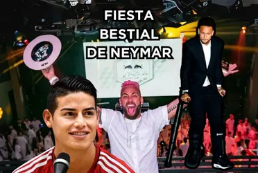 Neymar sacude al mundo con su bestial fiesta.