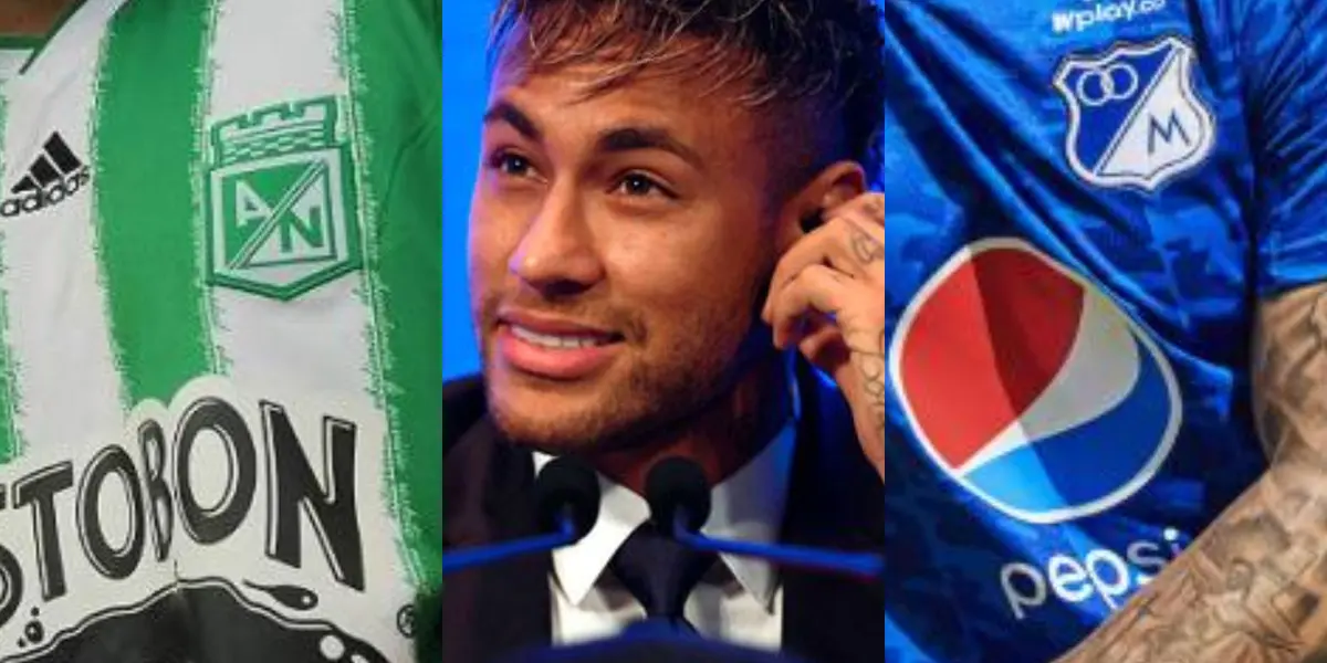 Neymar tiene la camiseta de un club colombiano que nadie se imagina y no es uno de los equipos tradicionales, se trata de La Equidad.