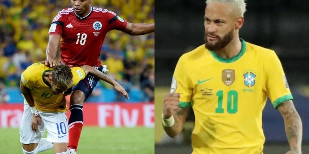 Neymar tiene una particular historia en su carrera por la lesión que le causó Camilo Zúñiga y hay otro jugador colombiano que no tolera.