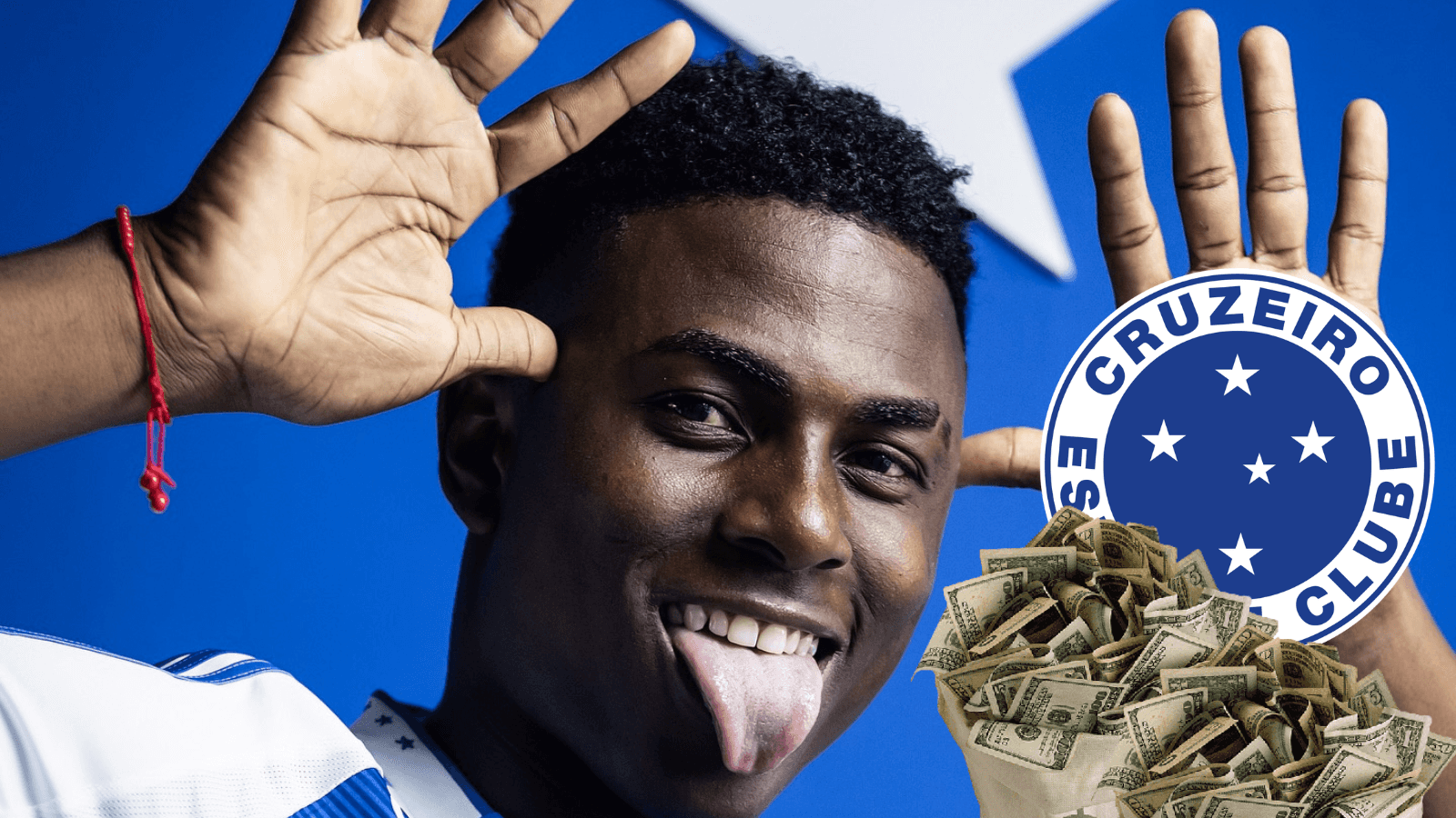 Neyser Villarreal y el tremendo blindaje que le hizo Cruzeiro Foto: Cruzeiro, Pexels y Escudoteca