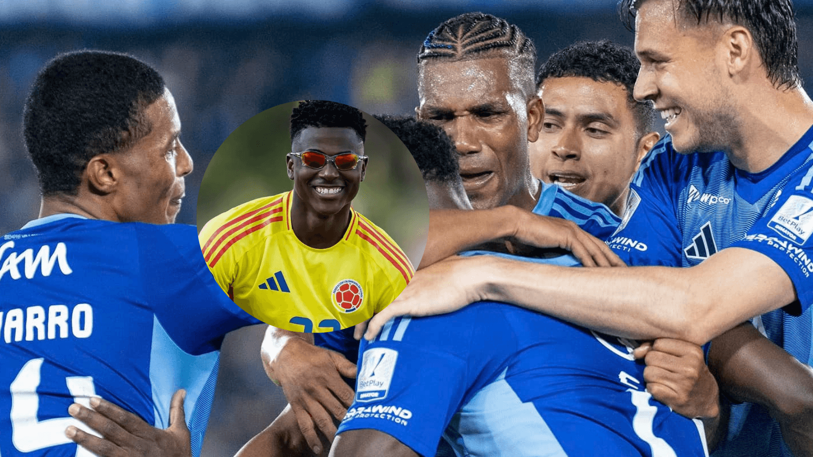 Neyser Villarreal y Millonarios Foto: FCF Selección Colombia y MFC