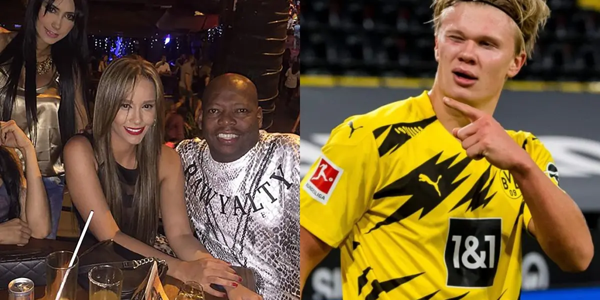 Ni Faustino Asprilla llegó a tanto, se filtraron fotos y vídeos de la alocada fiesta de despedida de Erling Haaland en Alemania.